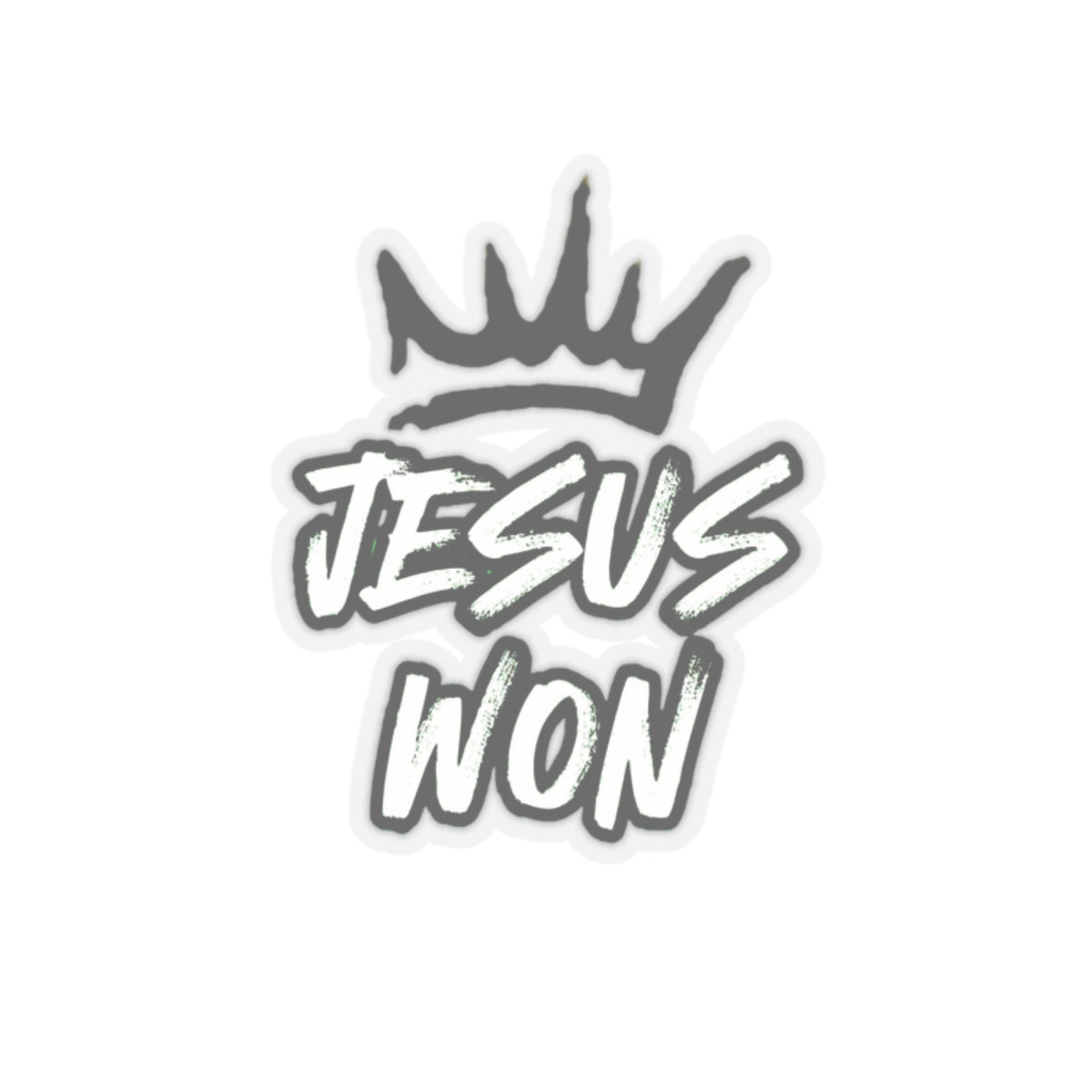 JESUS WON - Sticker